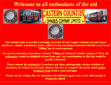 Tablet Screenshot of easterncountiesomnibusco.com